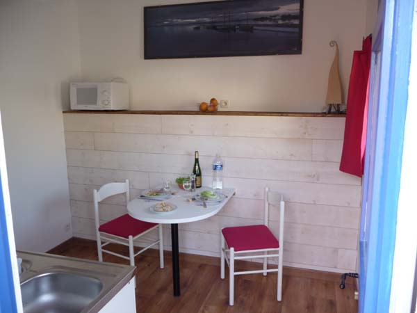 cuisine du studio, location saisonni�re